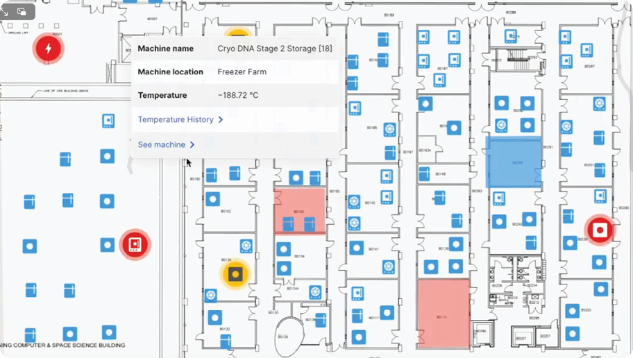 Image of internal layout of company